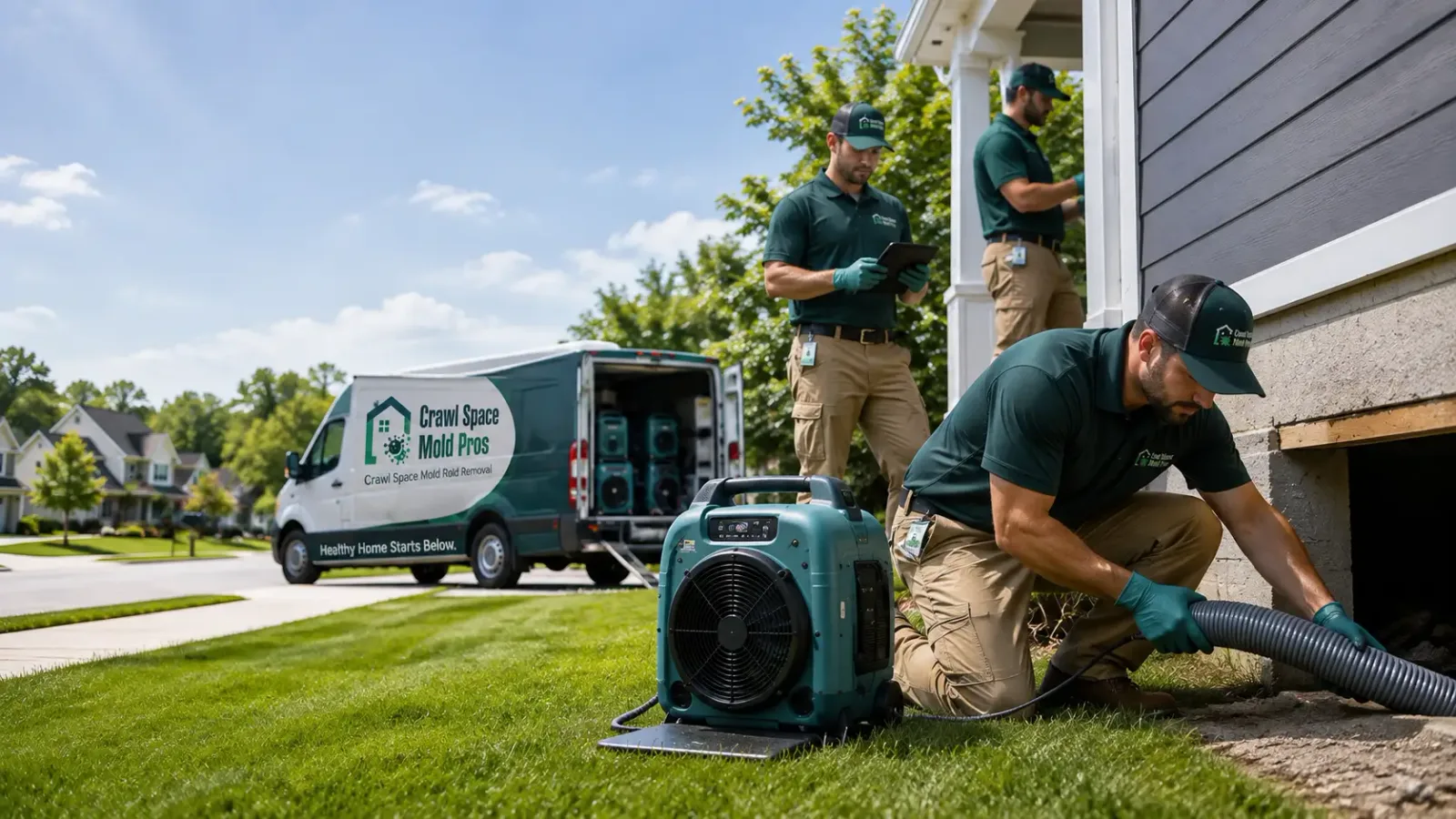 Crawl Space Mold Removal in New Castle, PA